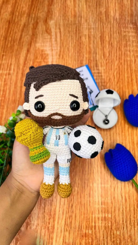 Crochet Lionel Messi Gulyarn