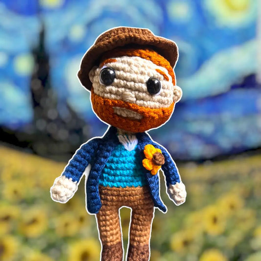 Crochet Vincent Vangogh Gulyarn